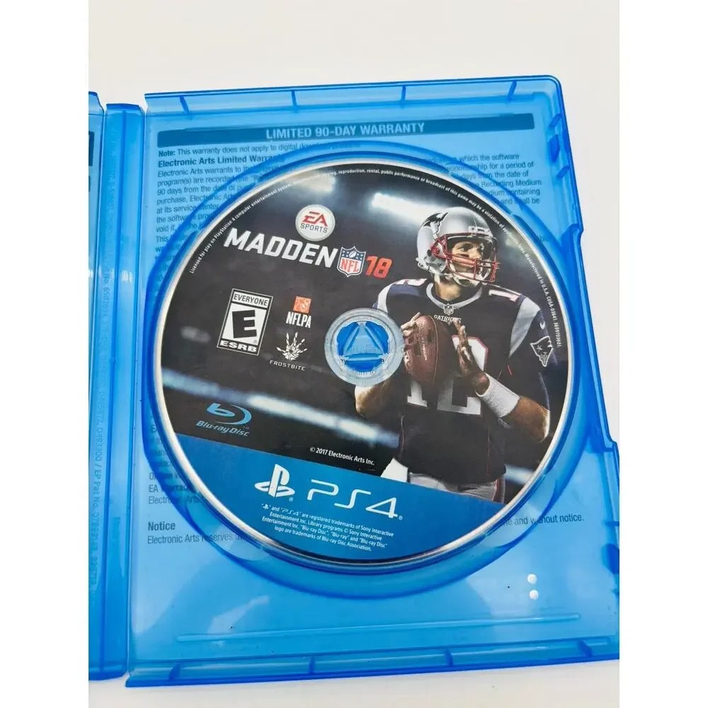 Madden NFL 18 (Sony PlayStation 4 PS4, 2017) Complete Tested Works CIB VG